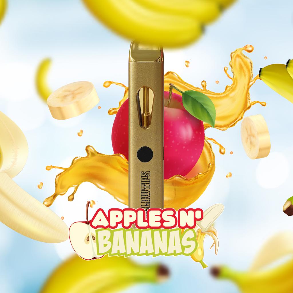 Hollowtips Apples and Bananas (2 Gram Disposable) Indica (Gold Membe