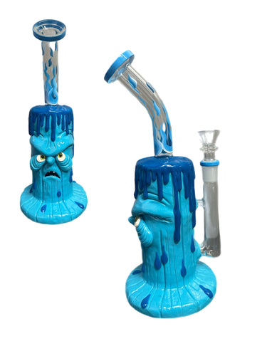 BLUE MONSTER -Glass water pipe