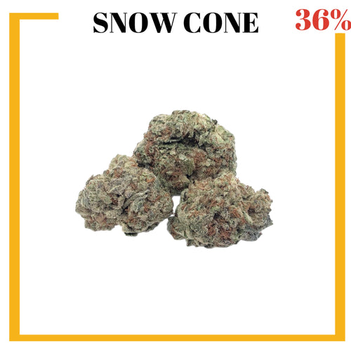 Mota-Vation - SNOW CONE 🔥🔥🔥🔥🔥🔥  (Indica-Hybrid) 36% (2 for $50) ***Super Sale***
