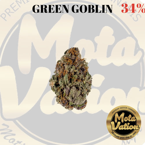 Mota-Vation - GREEN GOBLIN  🔥🔥🔥🔥🔥🔥🔥🔥  (Hybrid) 34%( 10 Grams for $50)