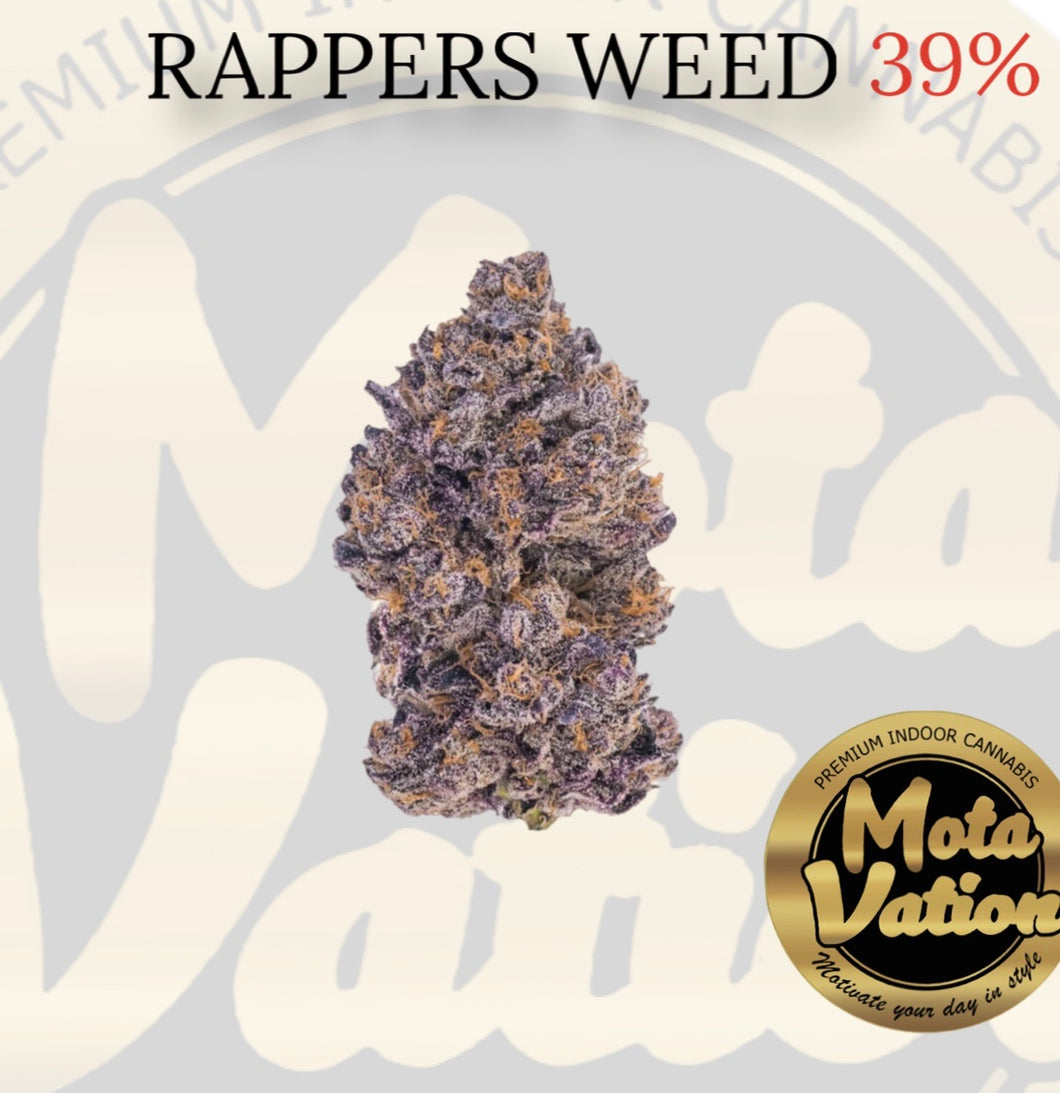 Mota-Vation  RAPPERS WEED 🔥🔥🔥🔥🔥🔥🔥🔥  (Indica) 39%